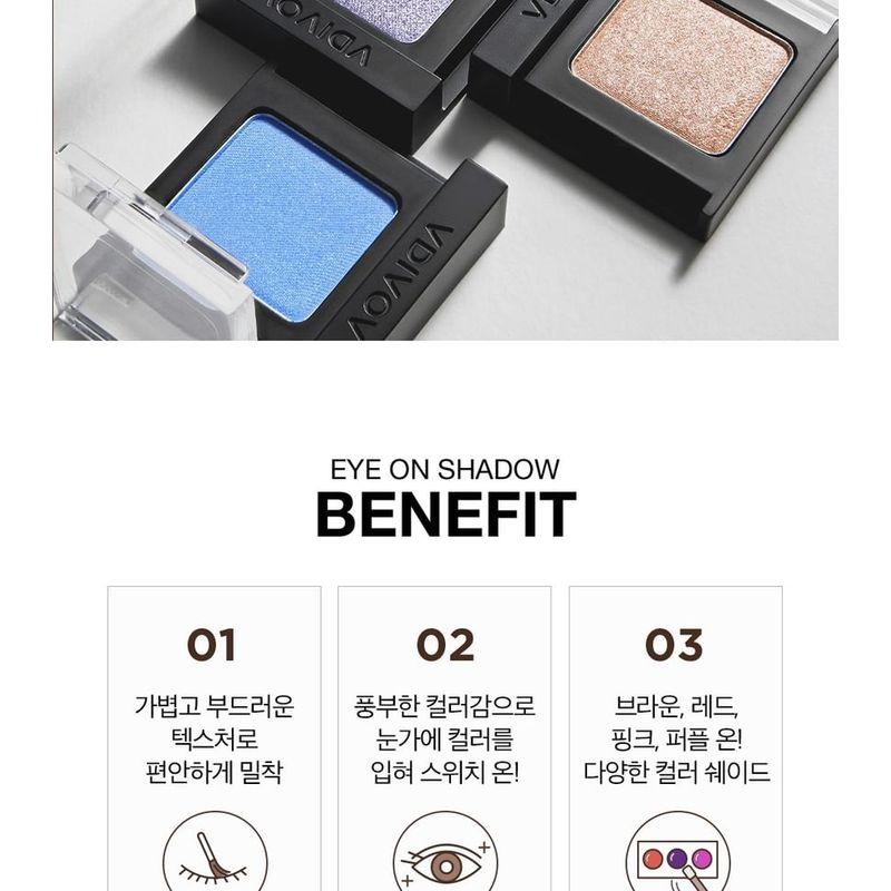 VDIVOV - Eye On Shadow GLITTER - 5 Renk