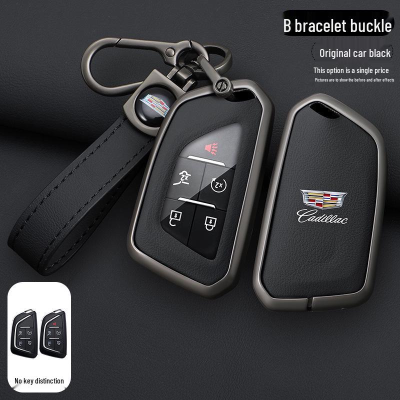 Premiumowe metalowe etui na kluczyk dla 2023 Cadillac CT5, CT6, XT5, XT4, XTS, ATSL