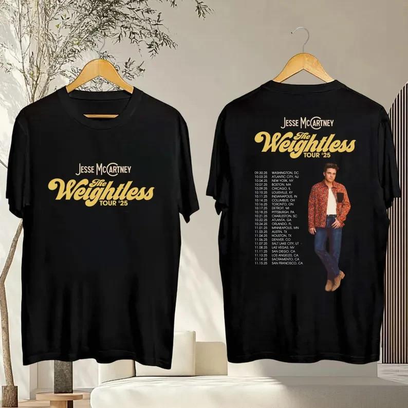 Jesse McCartney The Weightless Tour 2026 Shirt Jesse McCartney Graphic Shirt L