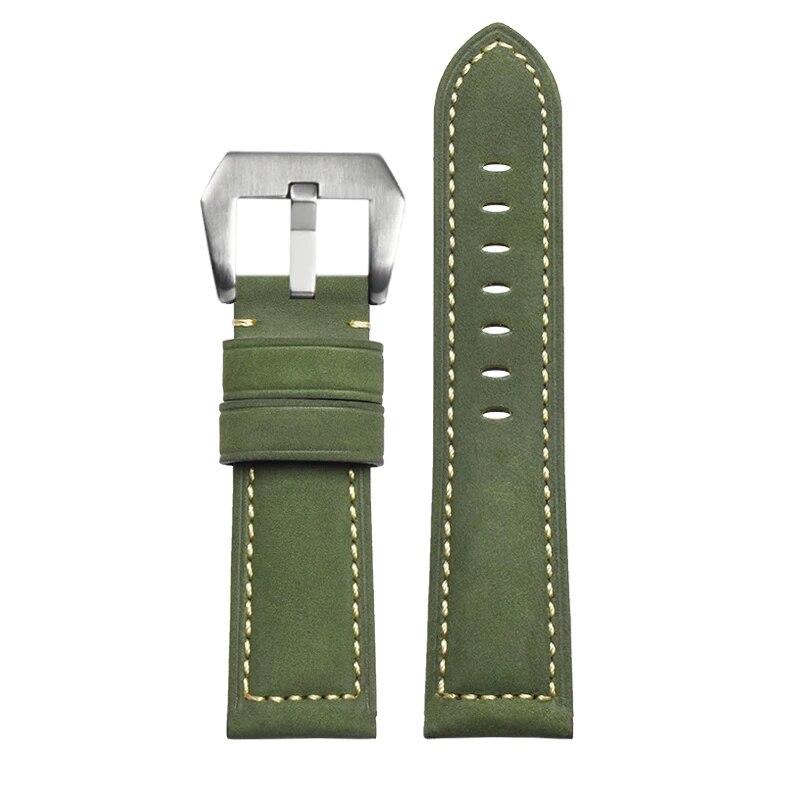 Genuine Leather Strap for Omega X Swatch Moonswatch Stainless