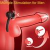 Vibrating Cock Ring with Mini Vibrator, Mikilnqilo Male Sex Toys Penis Vibrator Extender To Enlarge Sleeve Girth, Delay Ejacula