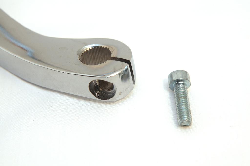 (nakira) Universal Kick Starter Kick Arm for Scooters, 458 Mopeds (Silver)