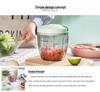 Manual Food Processor: Pumpkin Masher, Meat Grinder, Baby Food Maker, Onion Ginger Garlic Chopper