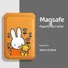 Miffy Magnetic Leather Card Holder Case for Apple Phones (MAGsafe Compatible)