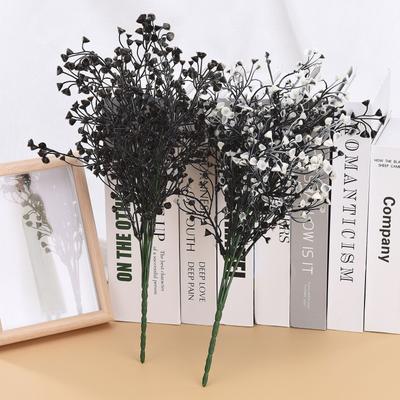 Simulation Black Eucalyptus Leaf Fake Flower Artificial Plants Grass Garden Wedding Table Decors Porch Ferns Simple Home Decor