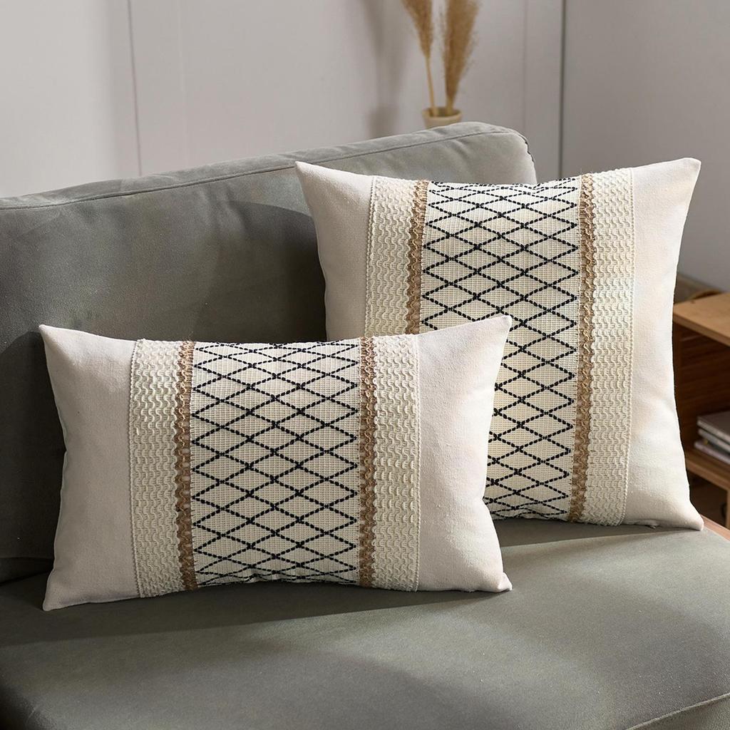 Bohemian Cotton Linen Cushion Cover: Light Luxury Sofa/Beds Pillow