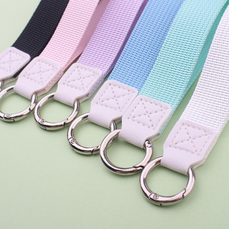 Schlüsselanhänger Leere Leinwand Band Lanyard Tasche Schlüsselanhänger Schwimmendes Gewebe Anhänger Personalisieren Drucken Autoschlüsselanhänger Kette Farben Geschenk