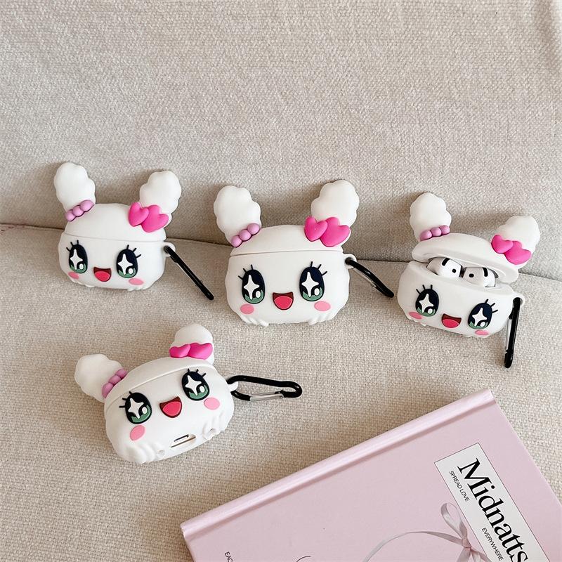 Sweetheart Ji applies to airpods4 apple bluetooth wireless earphone cover 1/2/3 generation pro2 silicone three-dimensional cute