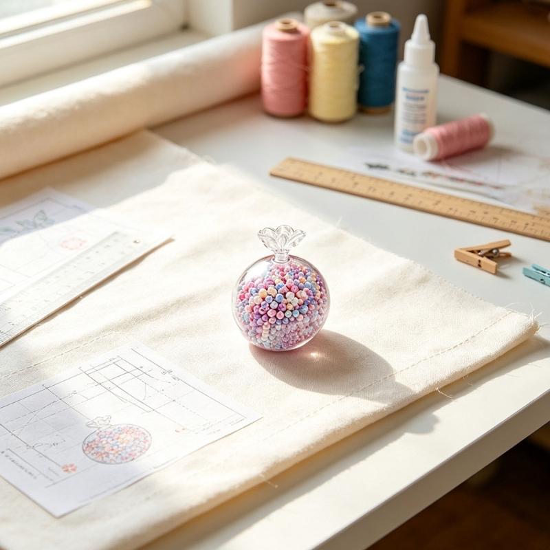 Ensemble de fabrication de balles anti-stress en caoutchouc souple avec sensation élastique, artisanat rond terminé et outil manuel pour presser et jouer
