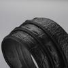 Belt Men'S Business High-End Leather Alligator Pattern Automatic Buckle Belt Embossing