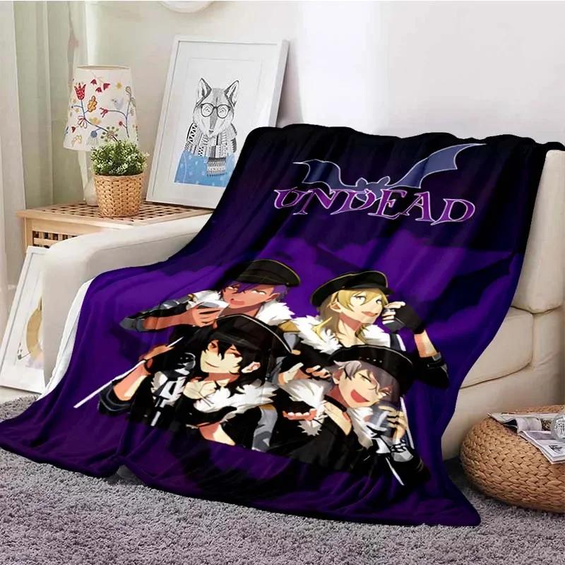 Cartoon Kinder Warme Decke Idol Fantasy Festival Untote Gruppe Bedruckte Decke Mikrofaser Flauschige Decke