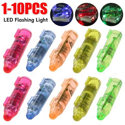1-10PCS Indicateur d'Attraction de Poisson Mini Sous-marin Leurre Lumière Clignotante LED Appât Outils de Pêche Lumière de Lancer Profond Leurre Calamar Leurre Dur