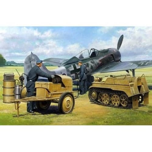 Tamiya 1/48 Série Miniatura Militar No.33 Exército Alemão Aeronave Veículo Motorizado Kettenkrad Conjunto de Reboque Modelo Plástico 32533