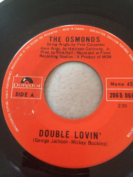 

7inch Record OSMONDS Double Lovin 2065066 Polydor 1971 Canada Rock Used