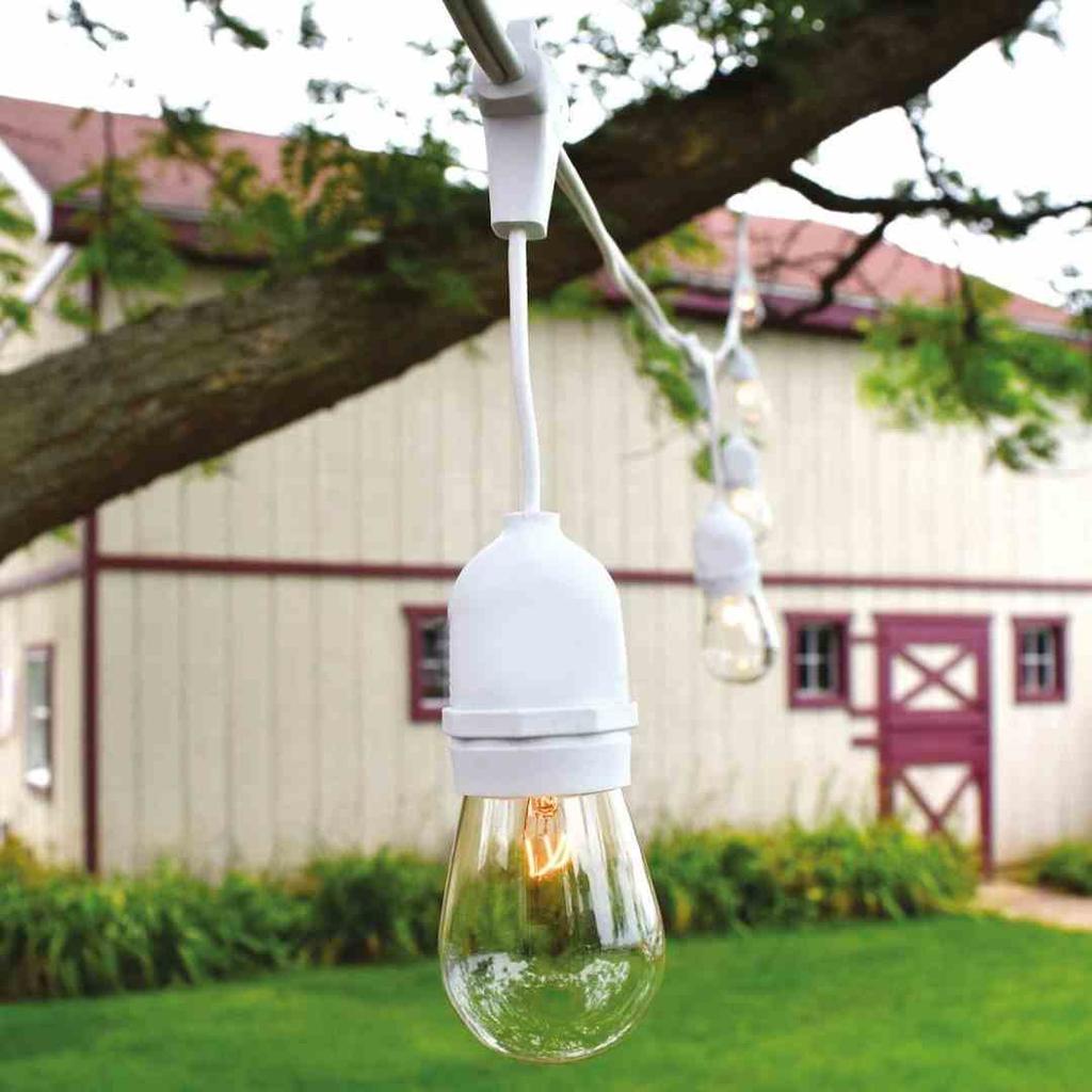 Garland 15 Meters White (Without Bulbs)