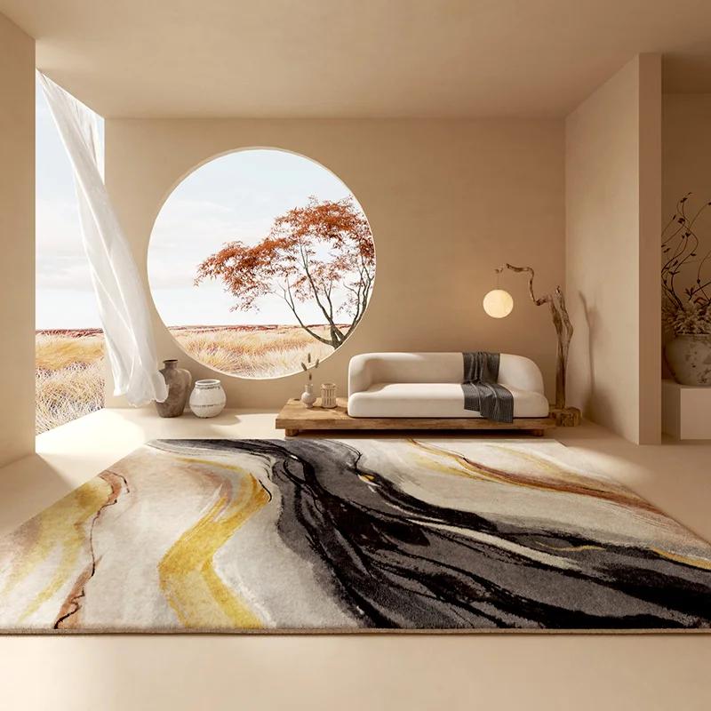 Light Luxury Carpets for Living Room Large Area Bedroom Decor Plush Carpet Thick Anti-slip Lounge Floor Mat Home Fluffy Soft Rug