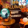 Round Wooden Halloween Hanging Sign Decorations for Home