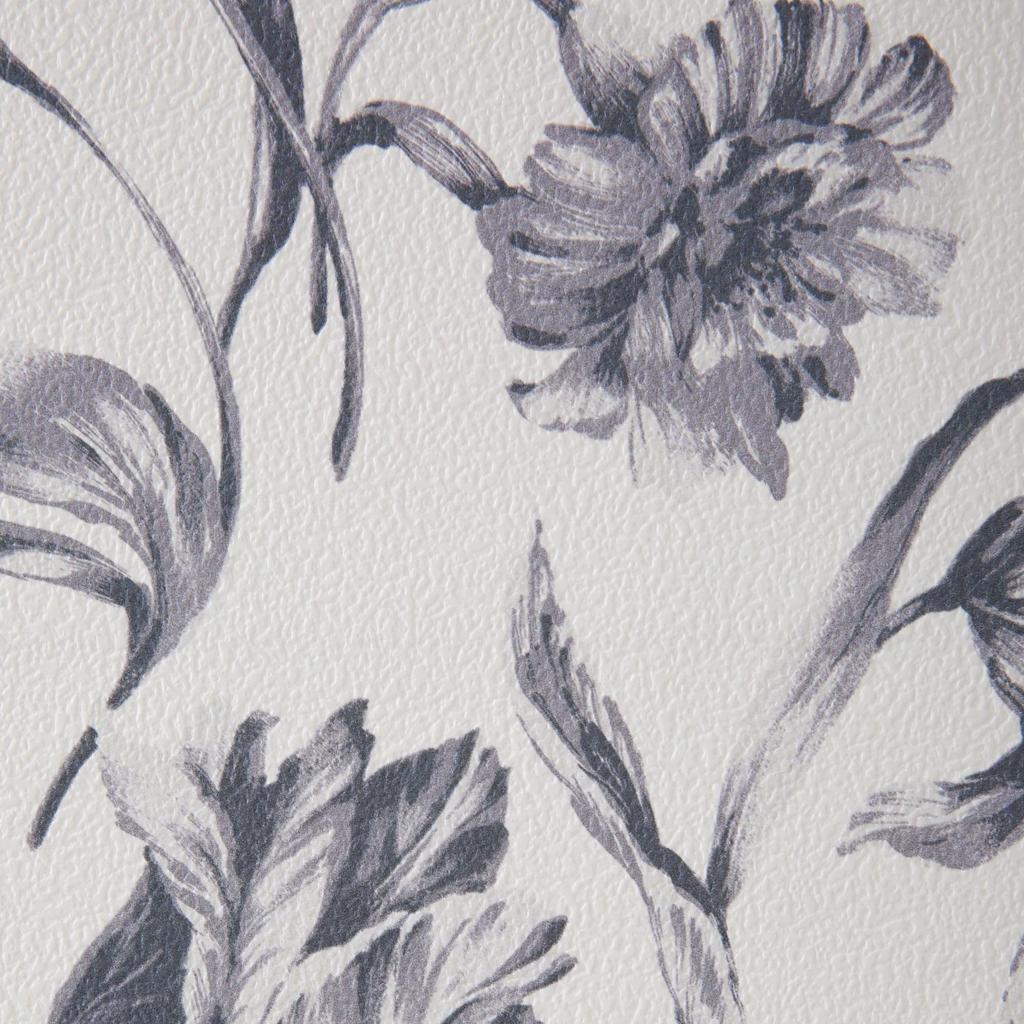 Francfranc Removable Wallpaper, Lilia, 45cm x 250cm, Gray
