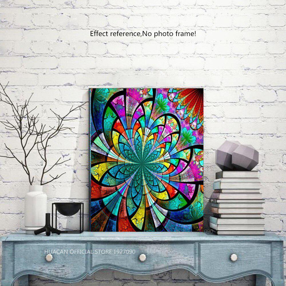 Diamant-Malerei, Mandala-Diamant-Stickerei, vollständige Darstellung, Blumen-Diamant