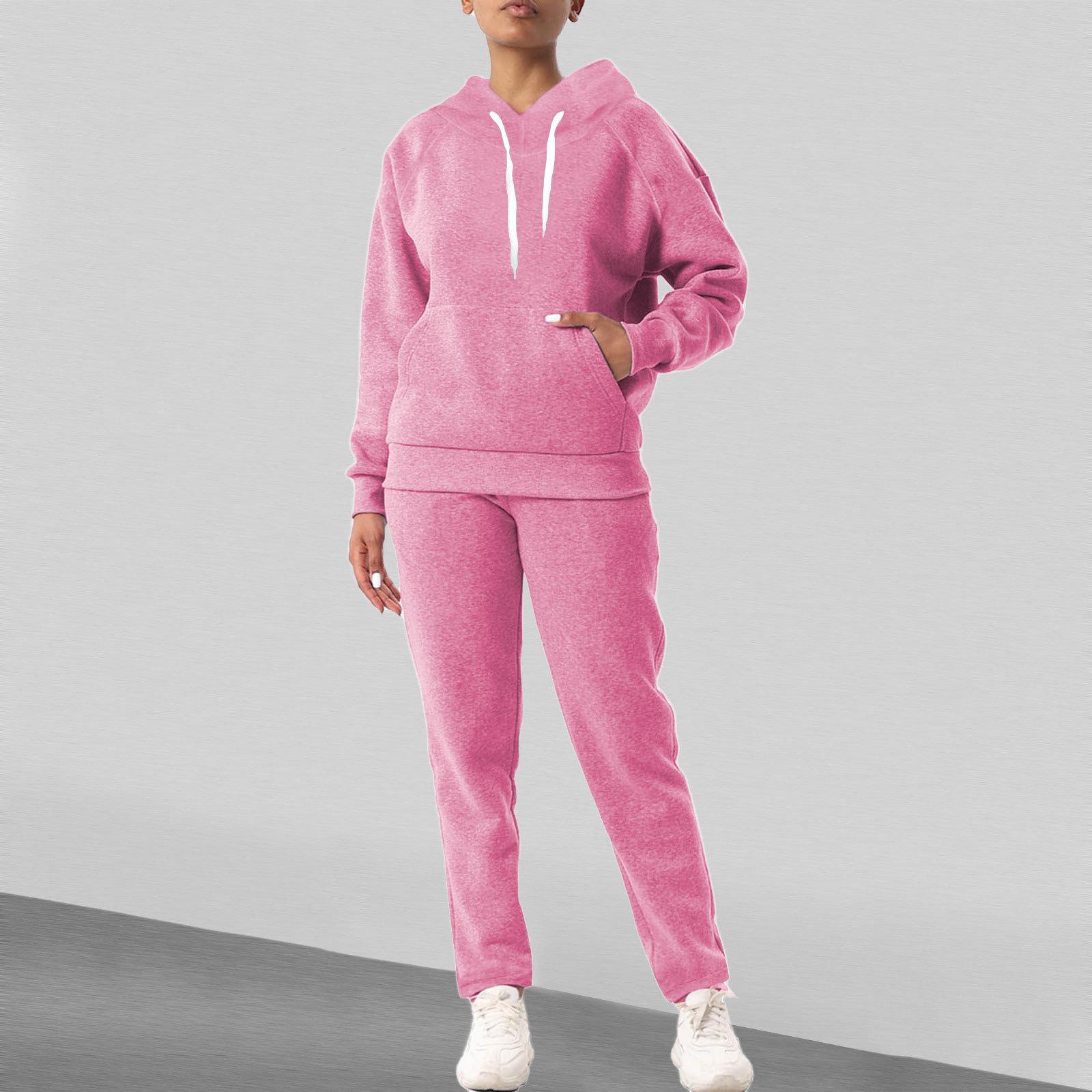 

2024 Осінньо-зимовий Вільний Флісовий Світшот Великого Розміру Двійка Повсякденний Комплект 4XL