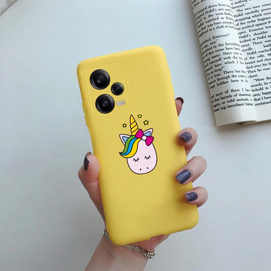 For Redmi Note 12 Pro Plus Case Cover TPU Silicone Shell for Xiaomi Redmi Note12 Pro 5G Phone Case Note 12Pro Plus Cartoon Funda