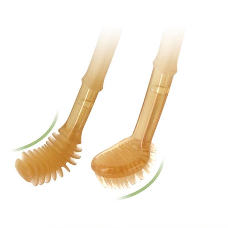 2xSilicone Toothbrush Toddler Care Teeth Gum Cleaning Brush for Toddlers Infants Newborn Baby Training Tongue Brush