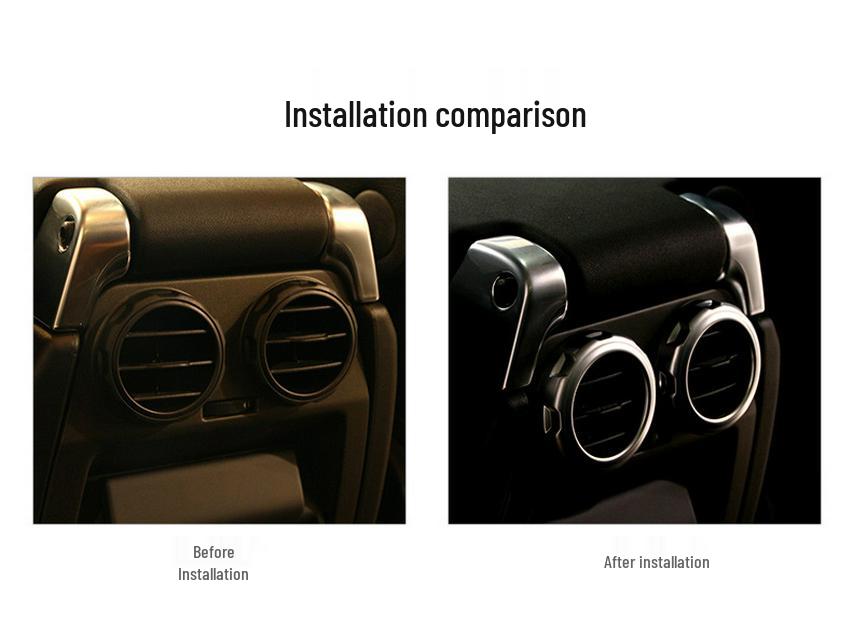 Enhanced Rear Air Vent Trim Ring for 2010-2013 Land Rover Range Rover Sport & Discovery 4