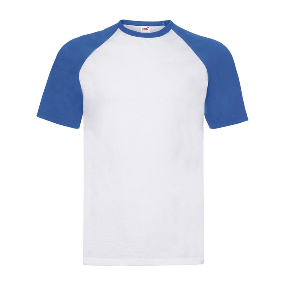Fruit of the Loom Mens Short-Sleeved Baseball T-Shirt