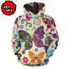 New Arrivals Men's Butterfly Graphic Hoodies 3D American Flag Print Sweatshirts Fashion Girl Women Oversized Pullovers Clothing