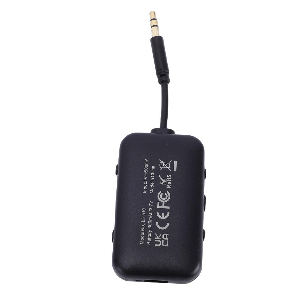 Bluetooth 5.4 Transmitter Receiver Wireless Audio Transmitter Adapter with Rotatable Audio Jack