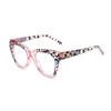 Ultra-light Computer Glasses Transparent Optical Eyewear Myopia Glasses Frame  for Women Girls