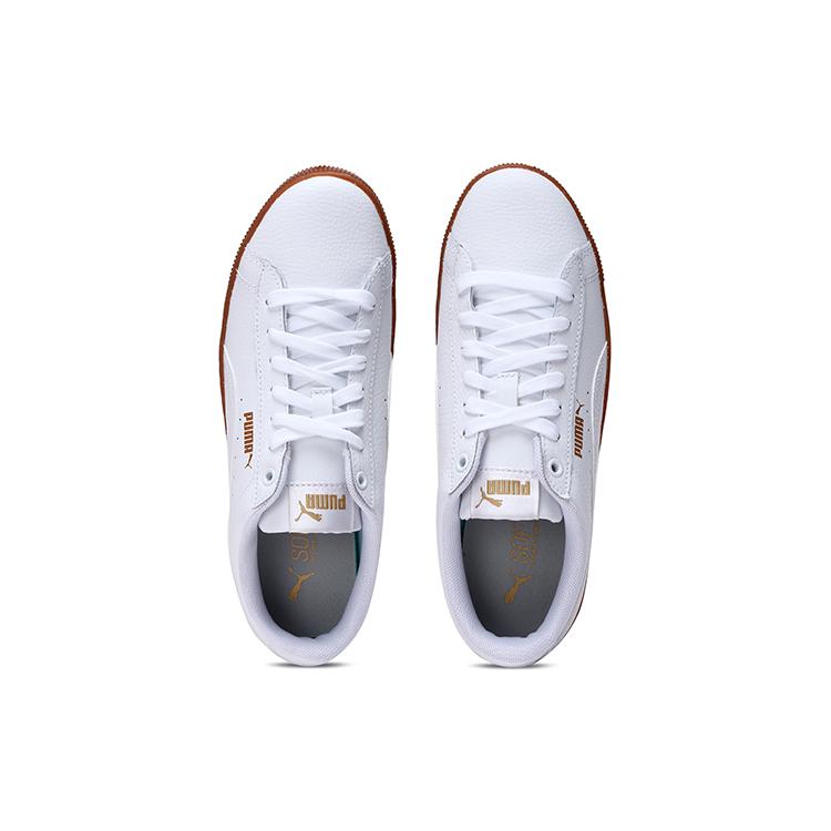 PUMA Vikky Platform Leather White Women's (Unisex) Skateboard Shoes 364724 03