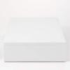 MUJI Recycled Polypropylene Small with Two White 37cm W x 26cm D x 9cm 84799679 Organizer, Wide, Small, Drawers, Gray, Approx. H,