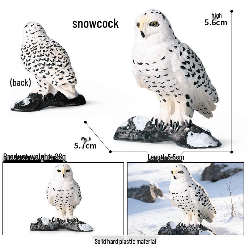 Montessori Educational Bird Models: Eagle & Parrot Cognitive Toys for Children