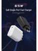SAA Certified 65W USB-C Charger with AU Plug – 20V/3.25A, 9V/3A, 15V/3A, 12V/3A