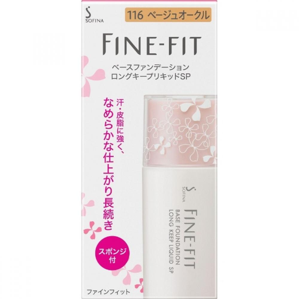 

Kao Fine Fit Fine Fit Base Foundation Long Keep Liquid Sp 26 мл 116 бежевый охра