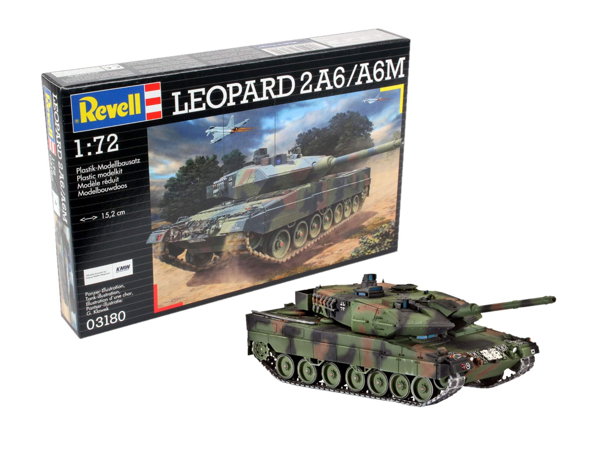 

German Revell 1/72 Leopard 2 A6M Plastic Model