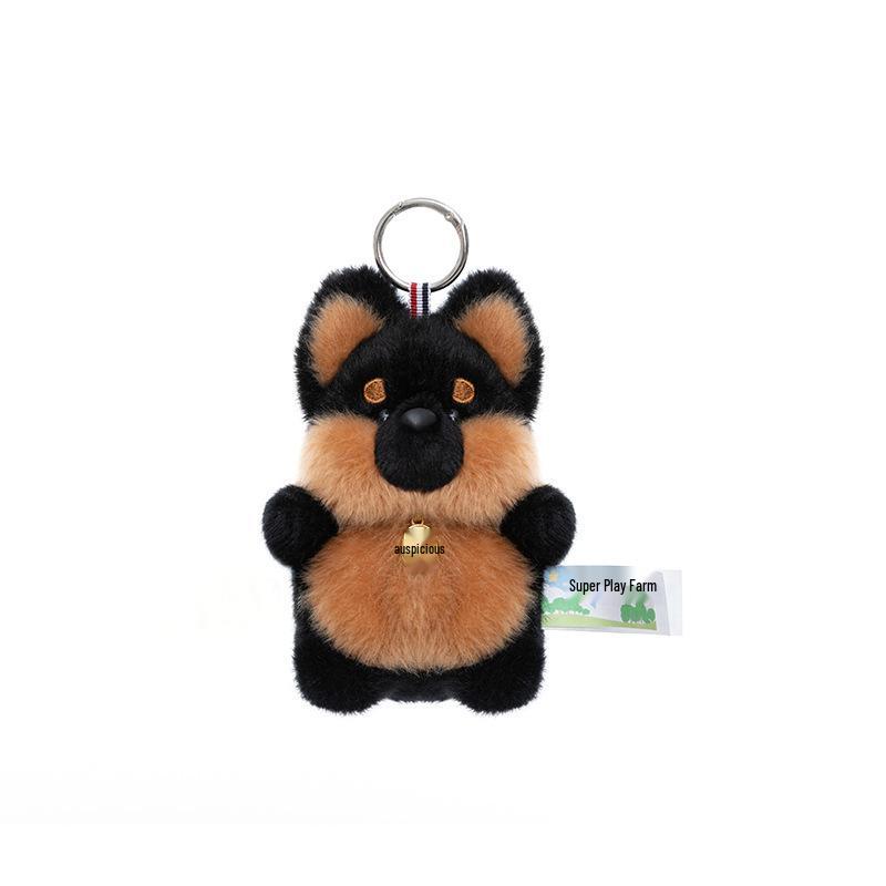 Fun Farm Animal Plush & Accessory Set: Deer Toy, Elephant Backpack Charm & Fox Keychain Gift