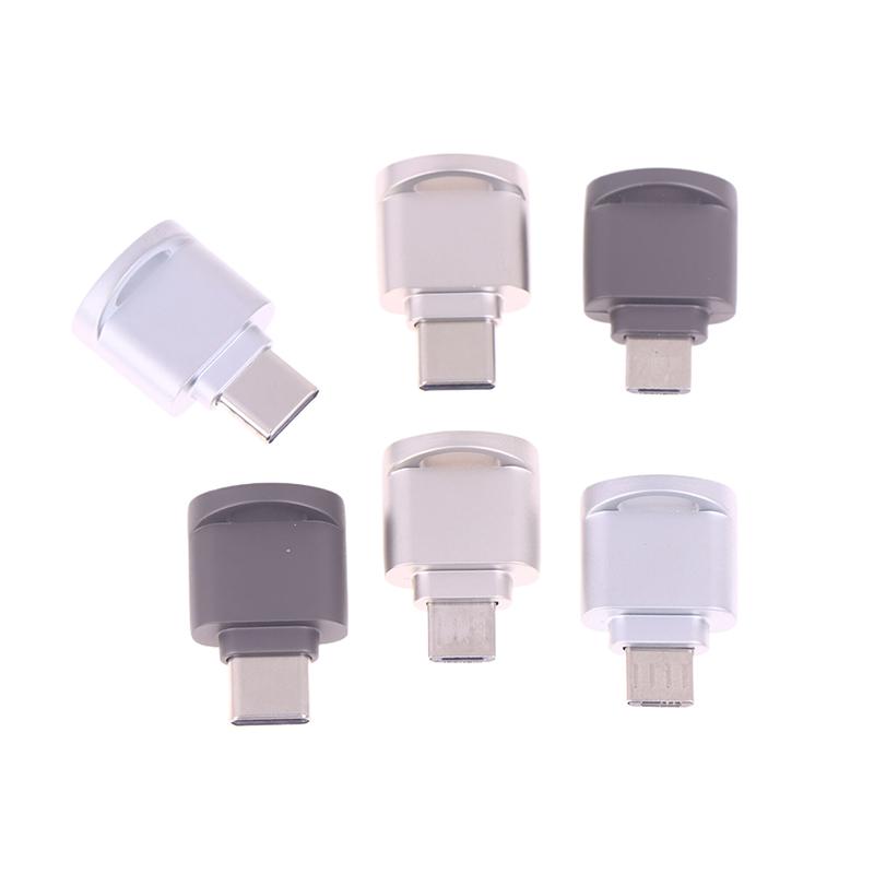 Type-C Tf Mobile Card Reader Zinc Alloy Usb 3.1 Type-C Laptop Multi Functional Otg Card Reader