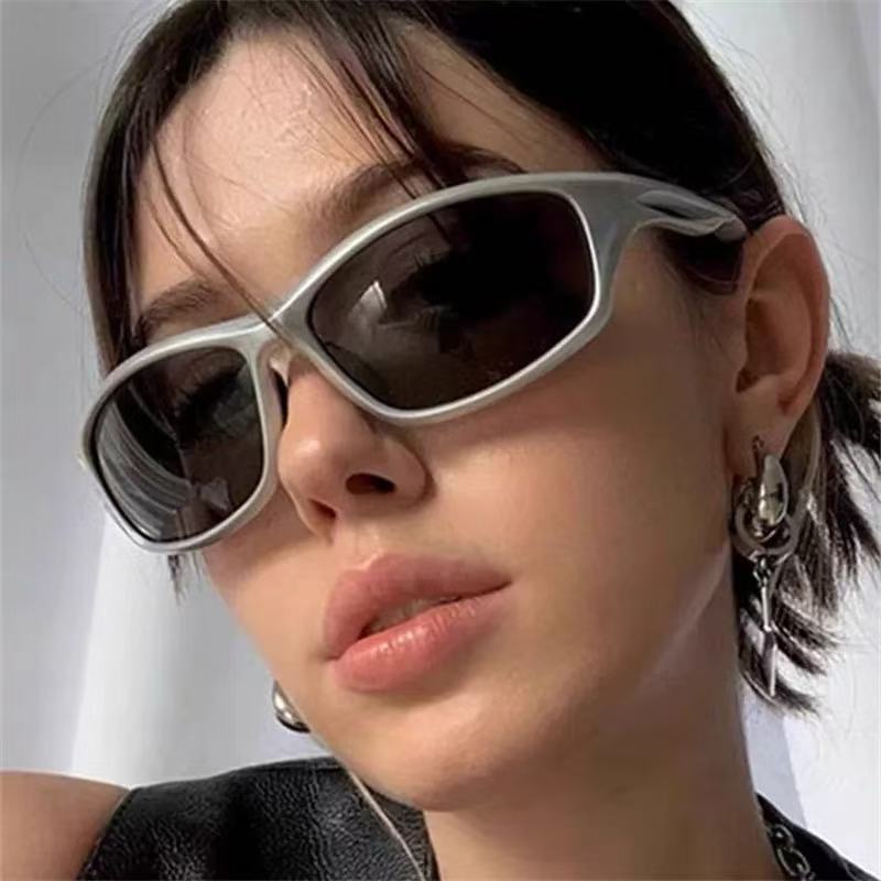 New Y2k Cyberpunk Future High-end Sense Sunglasses Women Ins Fashion Personalized Sunglasses 3245