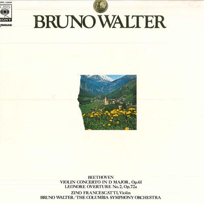 LP Record ZINO FRANCESCATTI, BRUNO WALTER, CO - Beethoven: Violin Concerto In D Maj SONC10449 CBS SONY - Japan Classical Used