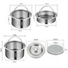 Stainless Steel Sink Strainer Protection Against Clogging Drain Hole Filter Mesh Drain Cover Cover Drain Hole Food Catcher