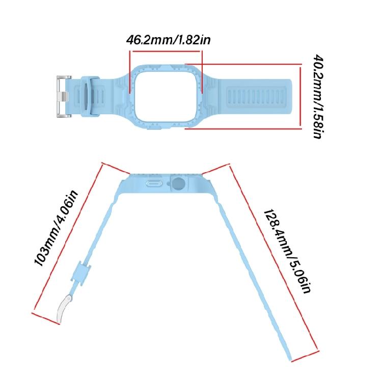 Soft Straps For Watch Fit 3 Women Man, Soft Silicone Sports Integrated Belt Replacement Straps