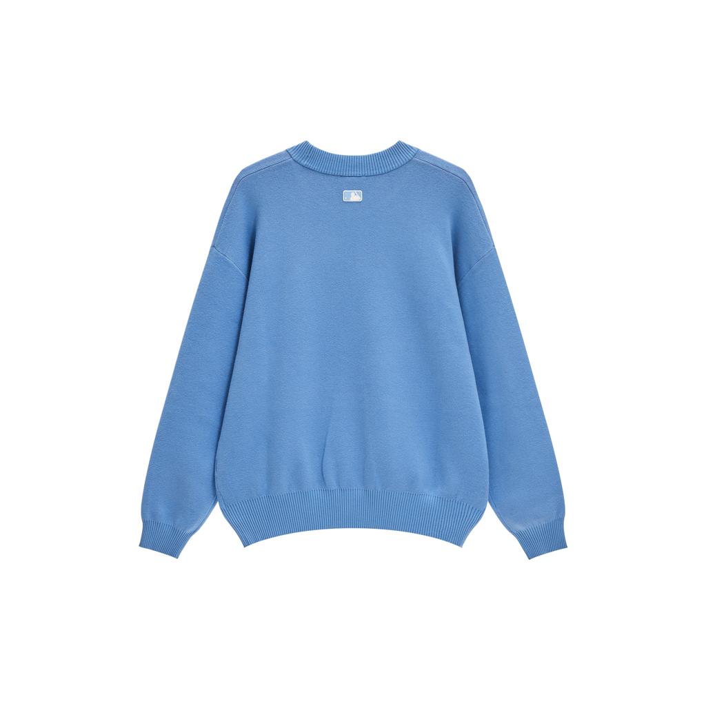 New MLB College Style Series Knitwear Unisex Sky Blue 3AKPV0134-07SBD