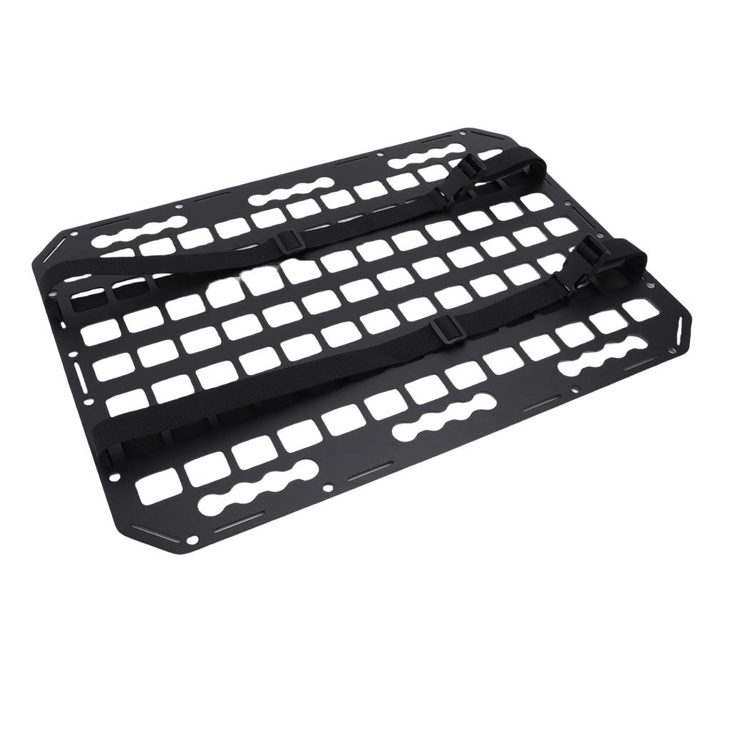 Hliníkový tečkovaný panel pro korbu nákladního vozidla, odolný, lehký, modulární úložný nosič pro sedany, SUV, pick-upy, nákladní vozidla, obytné vozy 21,26 x 15 x 0,08 palce