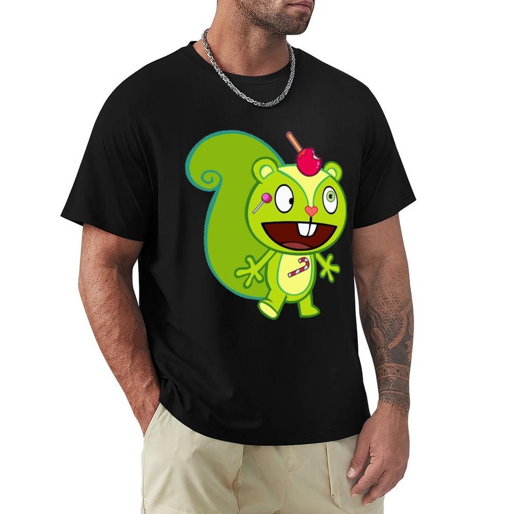 Nutty Happy Tree Friends Friends T-Shirt Holiday All Match T-Shirt