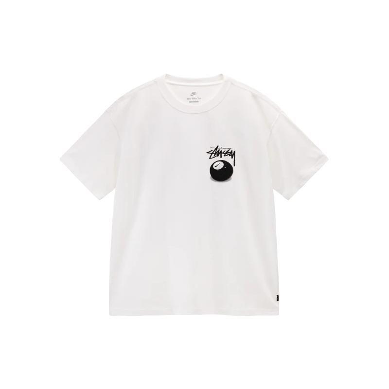 Nike Camiseta X Stussy 8 Ball Branca Tops Unissex DO9322-100