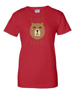 Ladies Bearly Awake - Pun T-shirt Women's