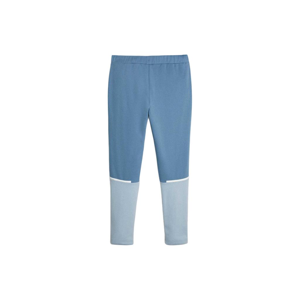 Puma Pantaloni Sport Tricotați Casual cu Talie Medie cu Insignă Logo Mcfc Pantaloni Bărbați Albastru Spălăcit 772906-21