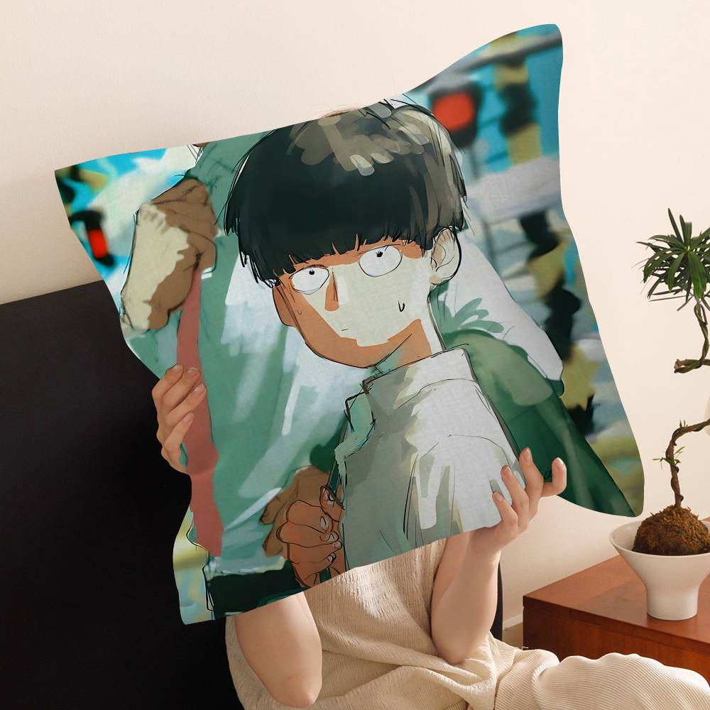 Anime Mob Psycho 100 Pillow Anime Pillow Sofa Bed Head Pillow Cover Cushion Cover 45X45 Cm Fashion